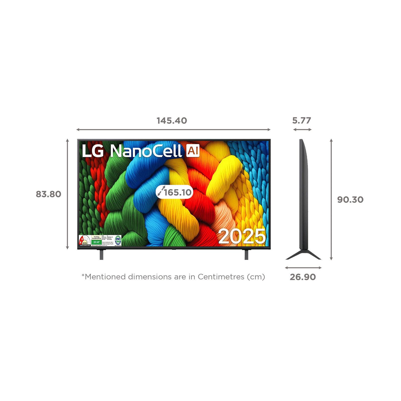 Buy LG NanoCell AI NANO83 165.1 cm (65 inch) 4K Ultra HD Smart